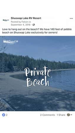 Shuswap Lake RV Resort Social Phone Screenshot 5