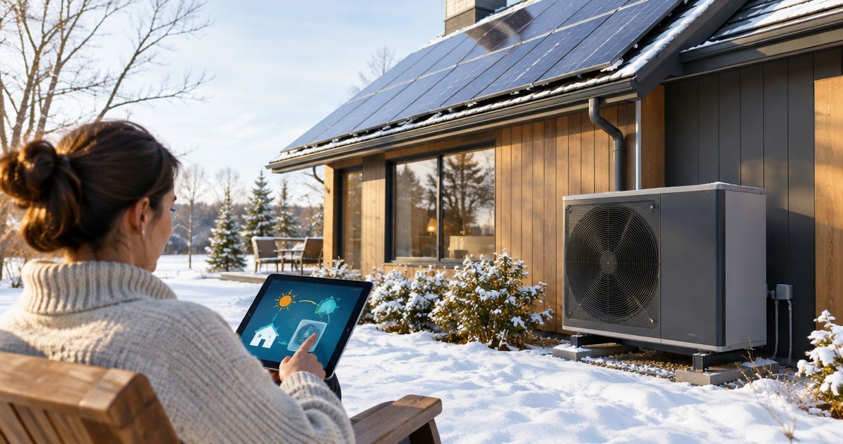 How to pair solar panels with a heat pump for lower bills